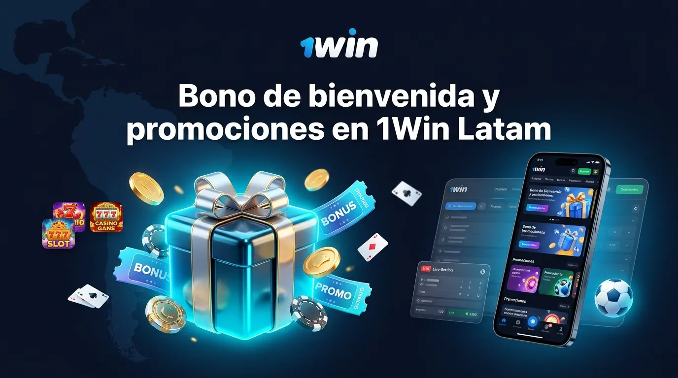 Bono de bienvenida y promociones en 1Win Latam