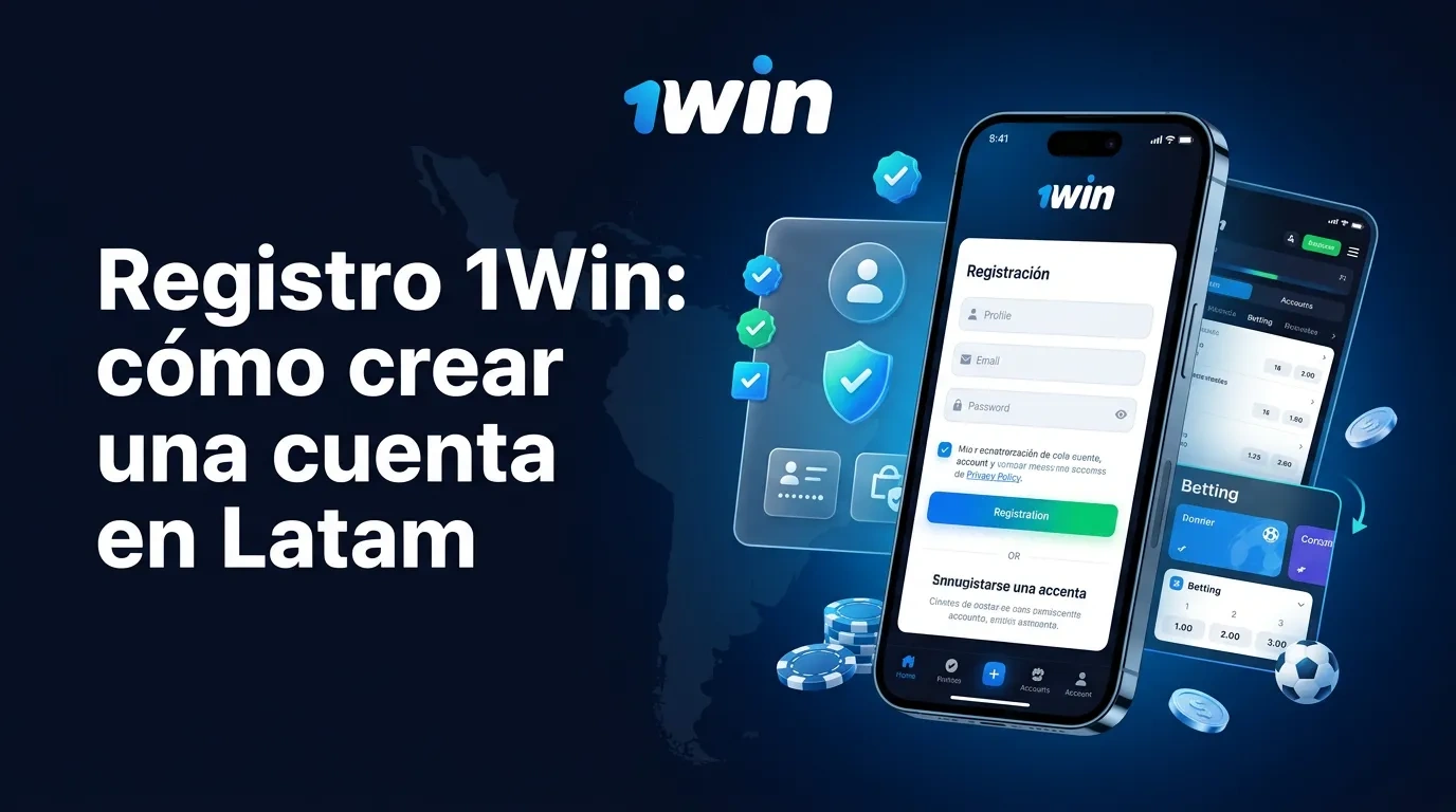Registro 1Win: cómo crear una cuenta en Latam
